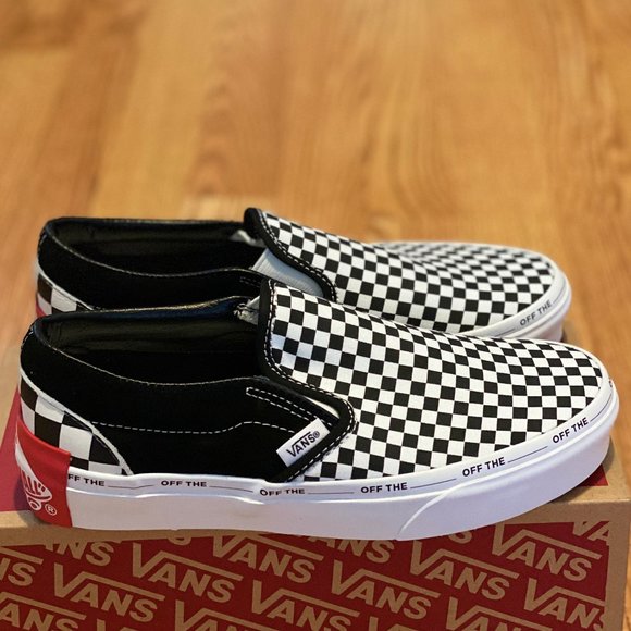 black slip on vans size 4.5